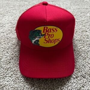 Bass Pro Shops Red Fishing Cap